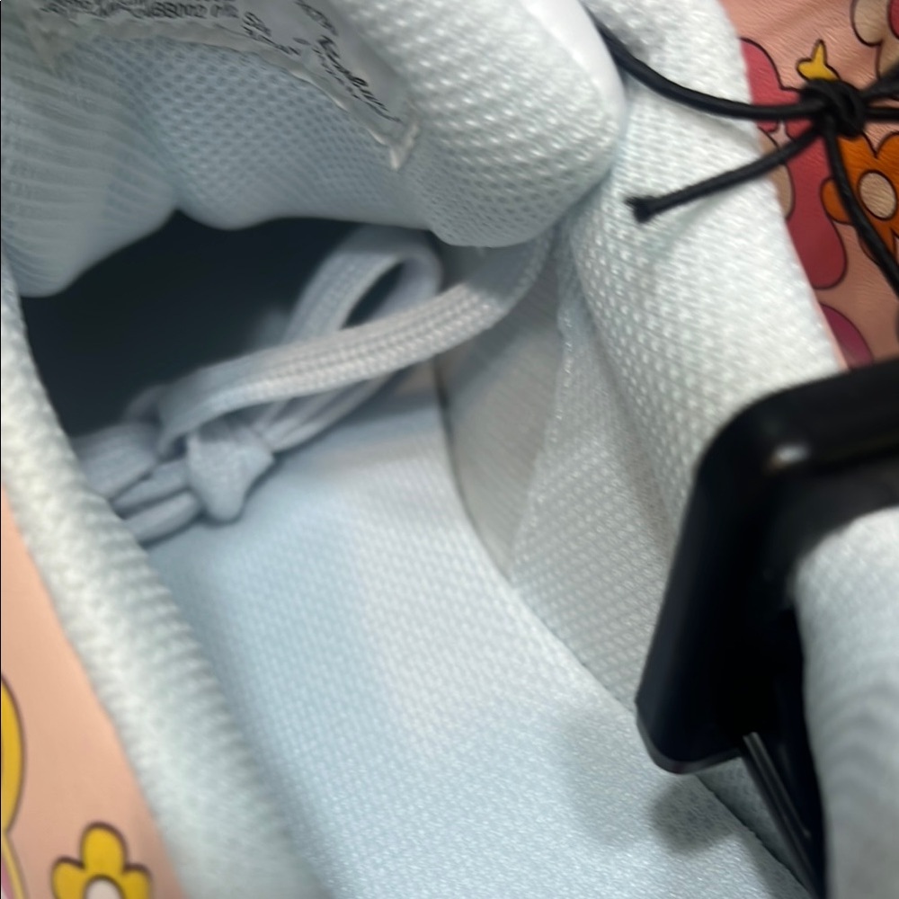 Barbie Pink and White Floral Sneakers - Picture 12 of 15